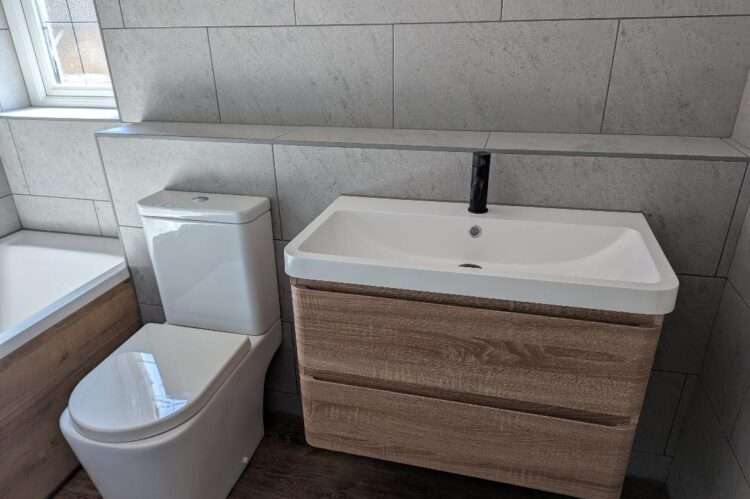 bathroom after renovation