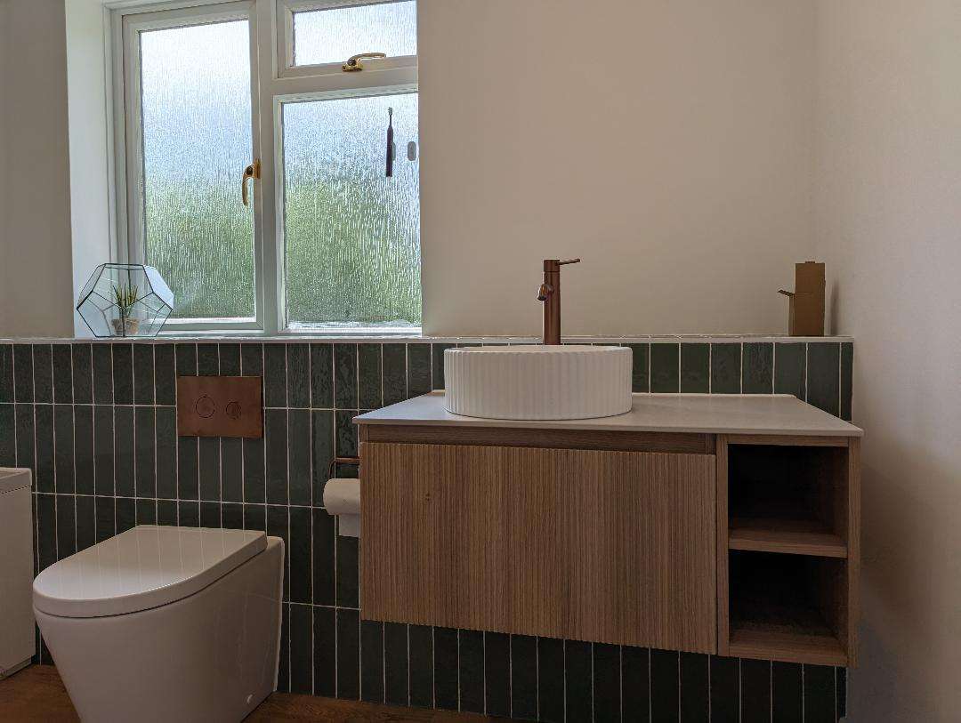 Bathroom after renovation