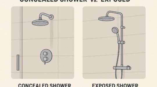 Concealed Shower vs. Exposed Shower